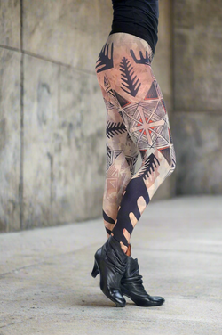 HIGH WAISTED TATTOO LEGGINGS