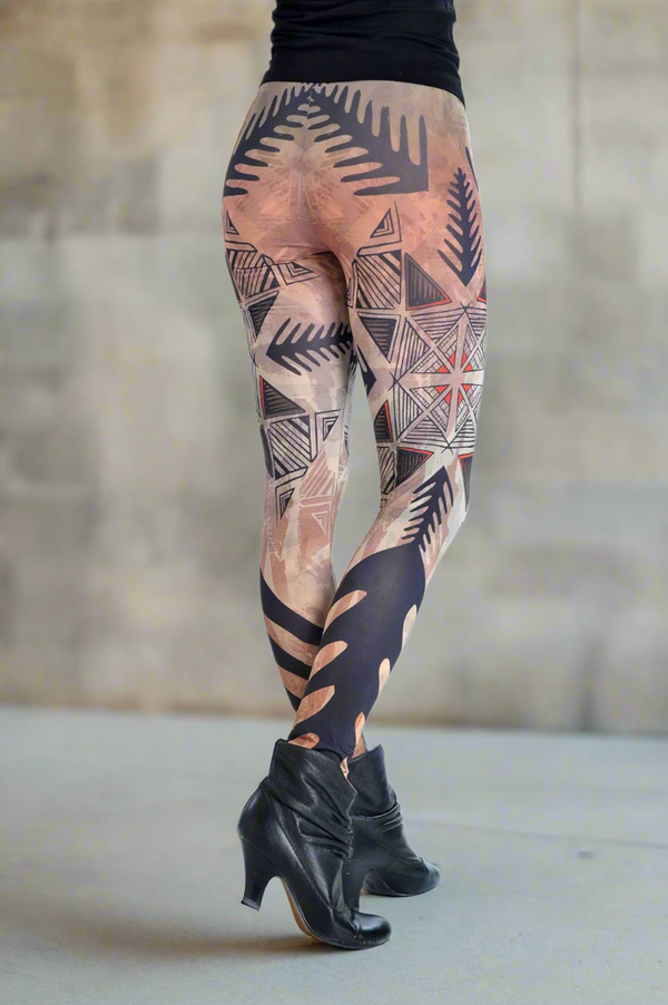 HIGH WAISTED TATTOO LEGGINGS