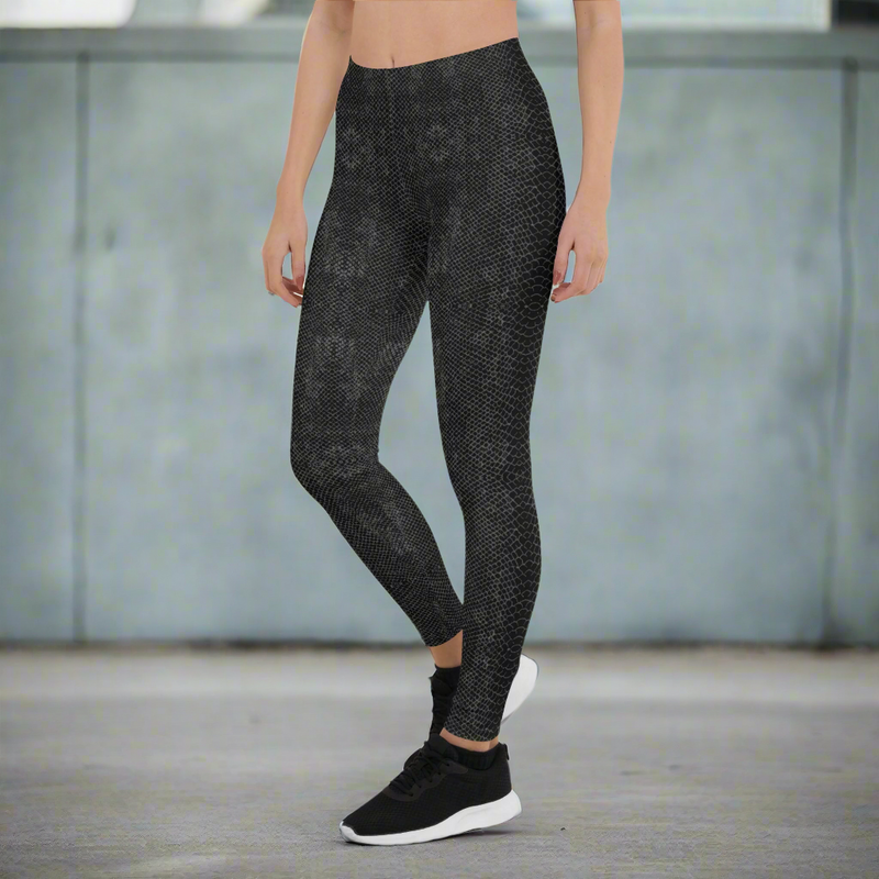 Black Mamba Snake Leggings