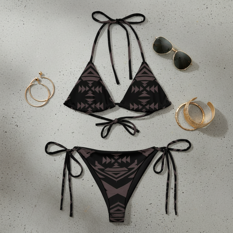 aztek recycled string bikini