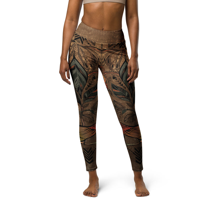 HIGH WAISTED LEGGINGS BIRD DESIGN