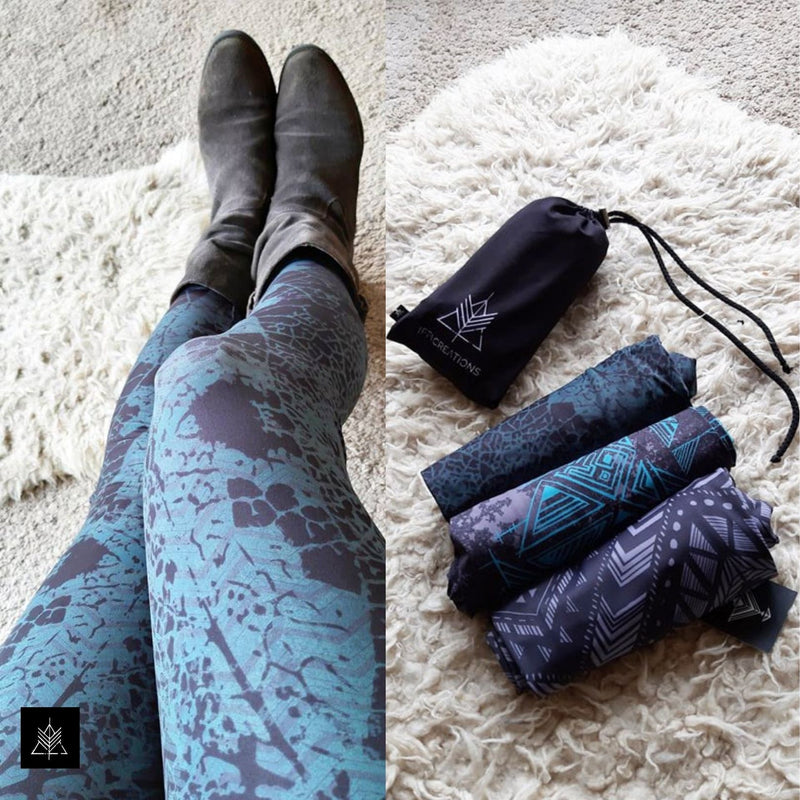 HIGH WAIST FUSION LEGGINGS V BOHO PATTERN