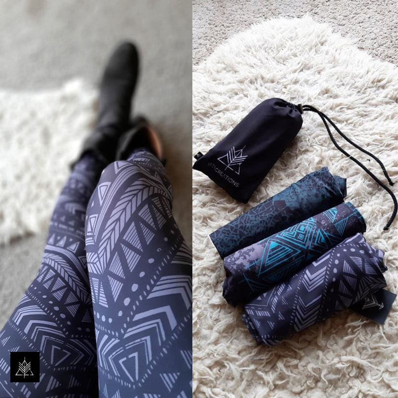 HIGH WAIST FUSION LEGGINGS V BOHO PATTERN