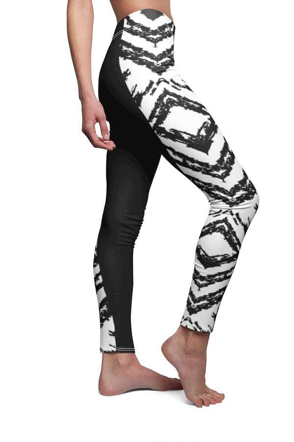 BLACK & WHITE GAYA LEGGINGS