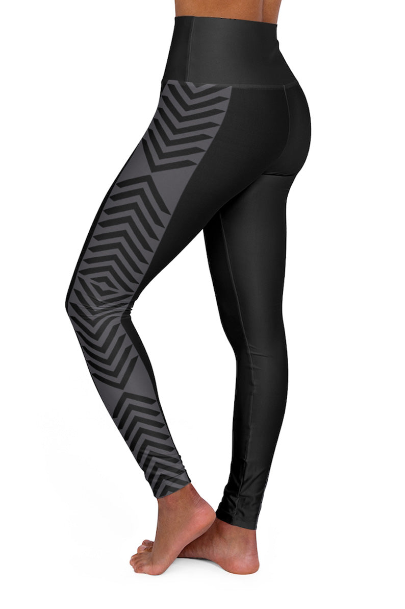 HIGH WAIST FUSION LEGGINGS V BOHO PATTERN