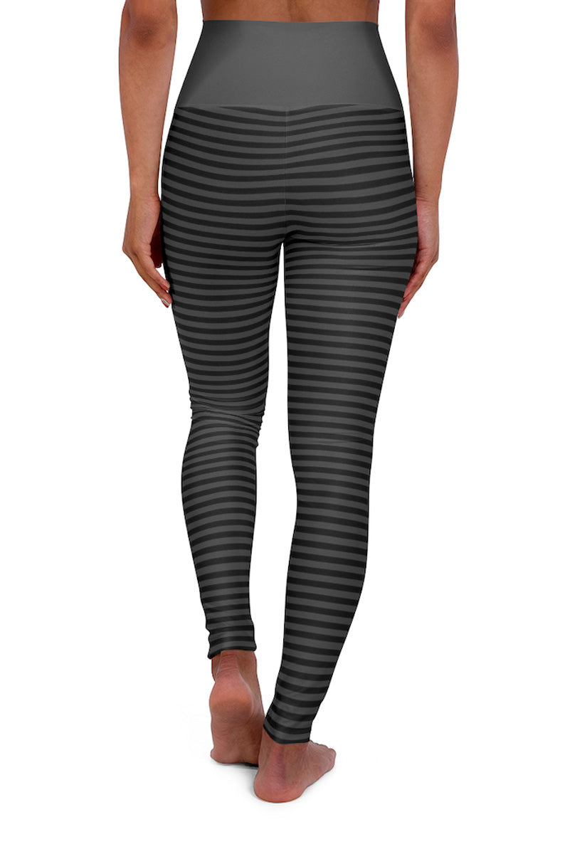 STRIPES HIGH WAIST FUSION LEGGINGS