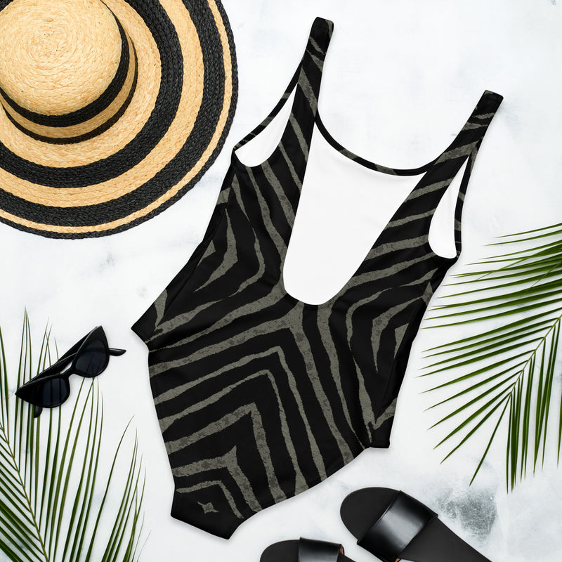 Zebra One-Piece Swimsuit