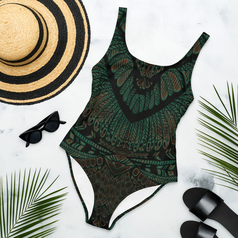 Peacock One-Piece Swimsuit