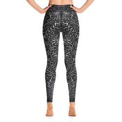 BLACK & WHITE LEOPARD Yoga Leggings