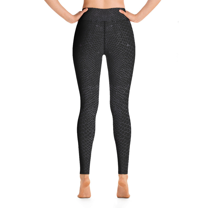 BLACK MAMBA SKIN Yoga Leggings