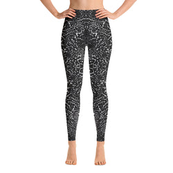 BLACK & WHITE LEOPARD Yoga Leggings