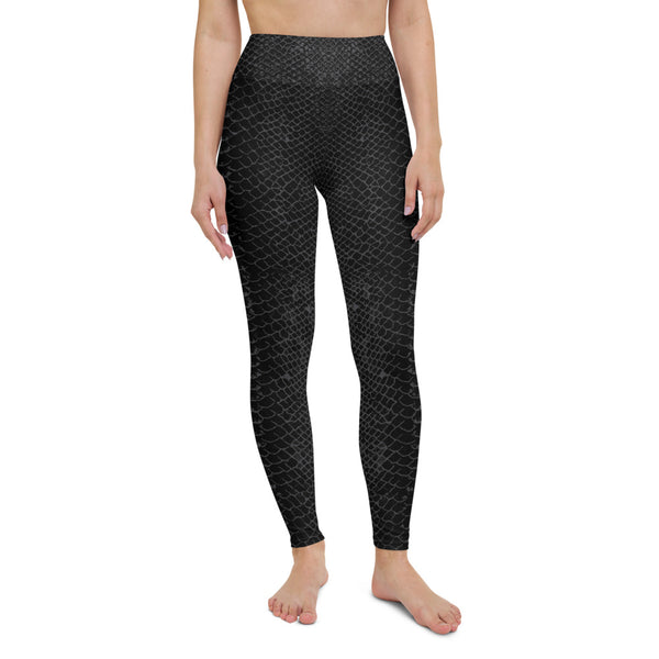 BLACK MAMBA SKIN Yoga Leggings