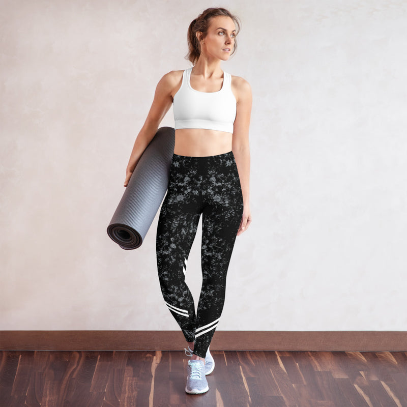 B/W spots ACTIVE Yoga Leggings