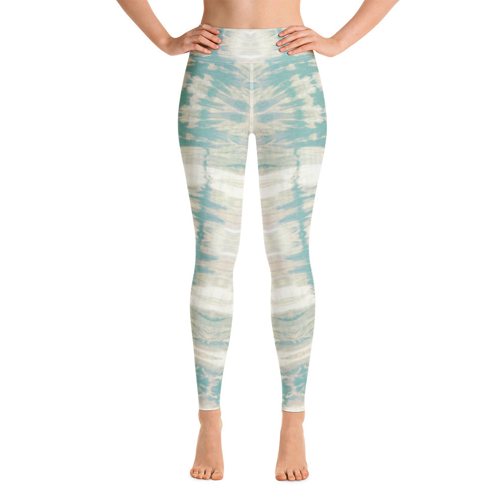 Evolution and creation Blue Tie Dye Printed Leggings Size Medium - $30 -  From Stephanie