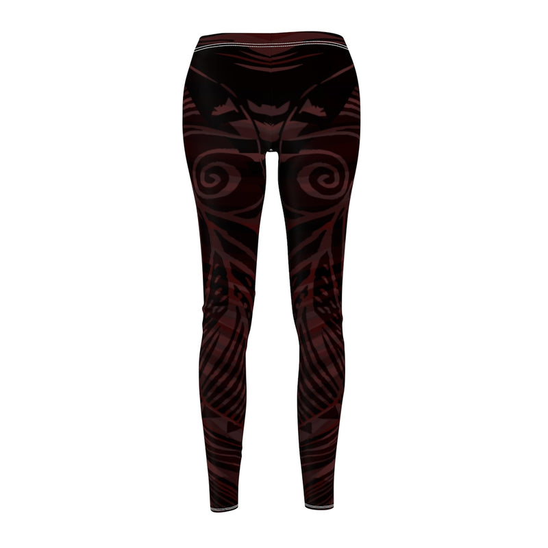 HIGH WAISTED GAYA LEGGINGS FEATHERS PRINT