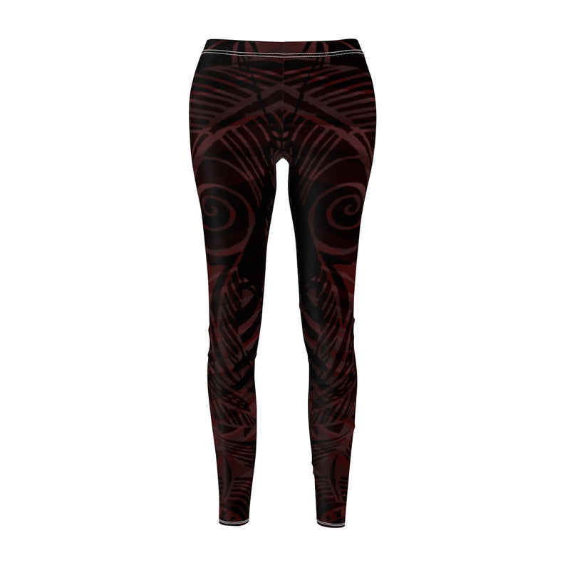 HIGH WAISTED GAYA LEGGINGS FEATHERS PRINT